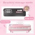 thumbnail image 6 of Pink Keyboard Piano for 1 2 Year Old Girl,Baby Piano for Toddler 1-3,with Microphone&DIY Stickers&Sheet Music,Birthday Gift for Kids, 6 of 8