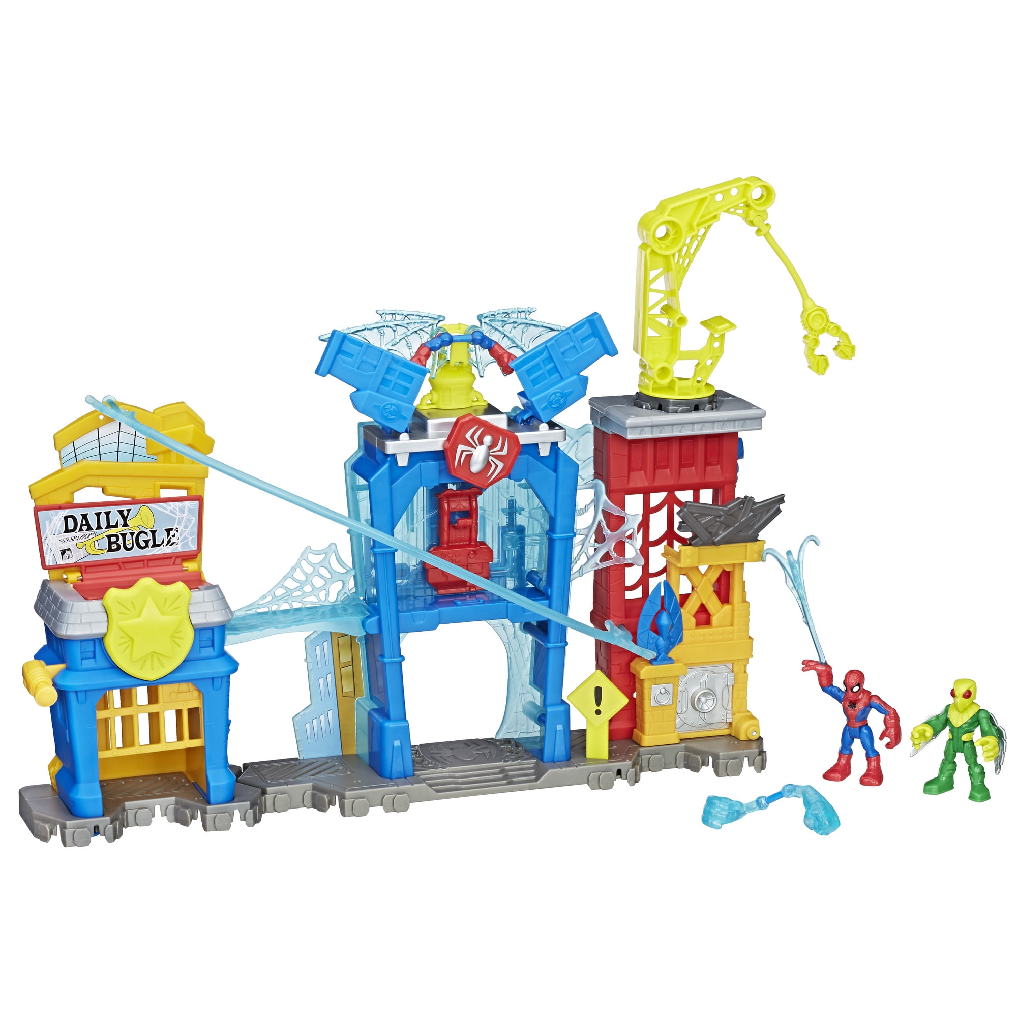 spider man mega city playset walmart