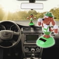thumbnail image 3 of TONKBEEY 3.94x2.36x4.33in Bobble Head Beer Dog for Car Decor/Ornaments Solar Toy, 3 of 9