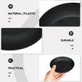 thumbnail image 2 of Shisuyan Bonsai Base Trays Black 25Pcs 5.5In Simple And Natural Design Planter Drip Tray, 2 of 9