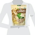 Paradise Green Dried Ginger Chunks, Uncrystallized Vegan Plant