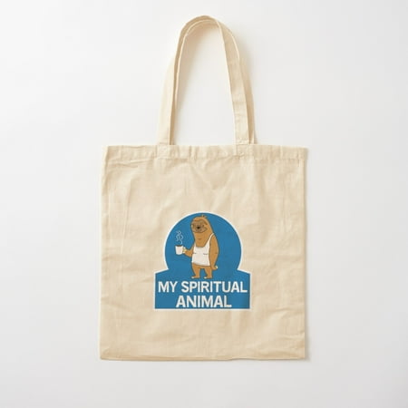 Funny Sloth - Funny Spiritual Animal Coffee - Sloth Coffee - Fun Shirts Cotton Tote Bag Canvas Tote Bag  Family Gift For Mother  Her