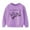 Purple, variant on Huvoen Toddler Boys Sweatshirts Cotton Hoodless Sweatshirts Fashion Girl and Boy' Casual Long Sleeve Tops Hoodie Printing Tops Pinks 4 Years