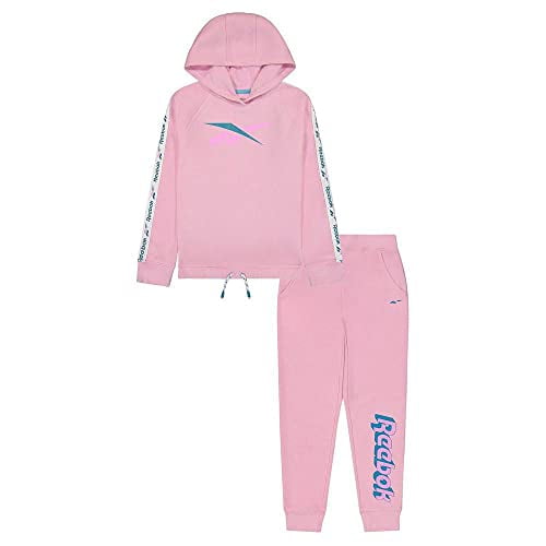 Reebok Toddler Girls Game On Pullover Crew And Jogger Set, 2-Piece