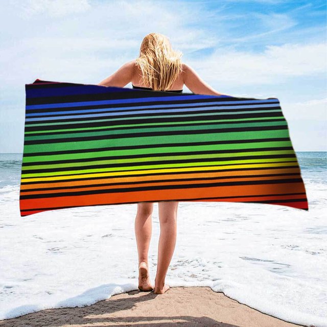Beach Towel Quick-drying Bath Towel Microfiber Printed Tricot Polyester Absorbent Printed Bath Towel Deals Of The Day Clearance