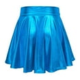 thumbnail image 4 of MIXUE Skirts For Women Summer Solid Color Pleated Casual Fashion A Line Mini Tennis Skirt Holiday Wear,Blue,S, 4 of 5