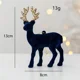 thumbnail image 3 of Figura de alce de reno de Navidad 2024, decoración para mesa, árbol de Navidad, adorno colgante de alce para decoración del hogar, fiesta de Año Nuevo, regalo de Navidad, 3 of 5