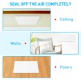 thumbnail image 6 of NOGIS Air Vent Covers for Home (4Pcs, 12 x 5.5 x 0.6 Inch) Magnetic Vent Cover for Walls and Floors. Vent Blocker Magnet for AC, Heater, Register, Fireplace in White. Cut to Any Shape and Size, 6 of 7