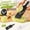 A001- Black, variant on Veggie Slicer Cabbage Shredder, 12 Inch Multifunctional Vegetable Slicer for Cucumber Lemon Onion Fruit, Light Green 1 Pack for Home Kitchen Prep
