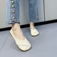 thumbnail image 5 of Meckior Women's Flats Shoes Comfortable PU Leather Slip On Round Toe Ballet Flats Casual Dress Flat Shoes for Walking, 5 of 6