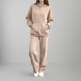 thumbnail image 2 of LEBONYARD Women's Trendy Clearance Sweatshirts And Sweatpants Sets Hooded Pullover Long Sleeve Warm Sweatshirts And Long Loose Sweatpants,Sizes S-2XL, 2 of 9