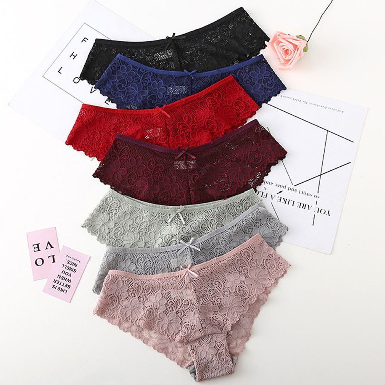 Buy ohyeahlady Women Crotchless Panties Briefs Transparent Floral Lace V Panties  Underwear 2 Pack Online at desertcartIsrael
