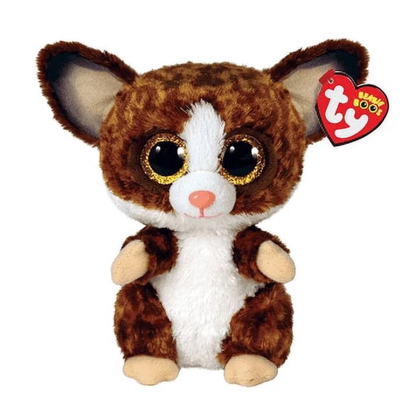 Ty Beanie Boos - BINKY the Galago (Glitter Eyes 6" Plush)(BONUS 1 FUN CHOPS & 1 TY CARD)