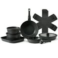 thumbnail image 1 of KFFKFF 17-piece Pot and Pan Set, Non-stick Granite With Removable Handle, Space-saving induction Cookware, Kitchen Utensils, 1 of 9