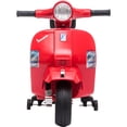 thumbnail image 2 of Moto Vespa Eléctrica Montable Little monkey Niña Ajustable Clásica Rojo 6v, 2 of 7