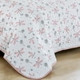 thumbnail image 4 of 2/3 PCS Kids Bedspread Set Dragonfly and Dandelion Print Reversible Quilt, 4 of 7