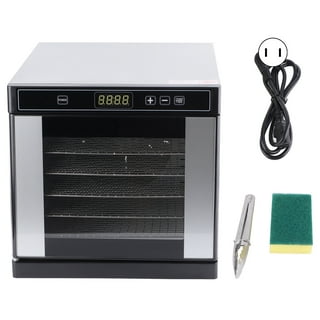 Food Dehydrator, Stainless Steel Freeze Dryer Simple 6 Layers Energy saving  for Kitchen (US Plug 110V)