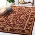 thumbnail image 3 of SAFAVIEH Antiquity Francine Oriental Wool Area Rug, Wine/Gold, 5' x 8', 3 of 12