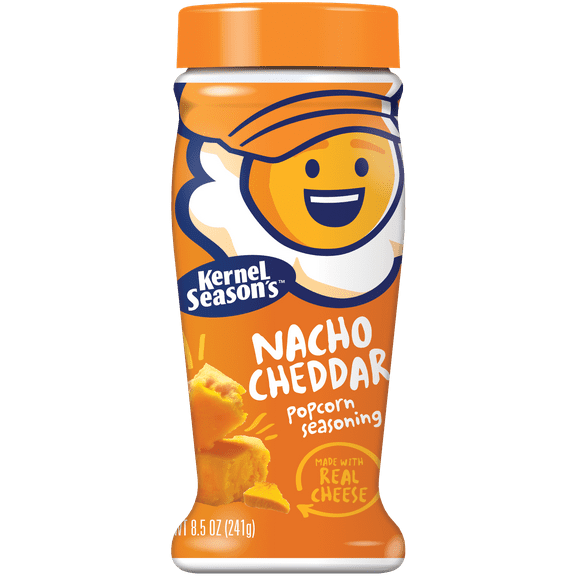 Kernel Seasons Jumbo Nacho Cheddar Gourmet Popcorn Seasoning 8.5 oz Shaker