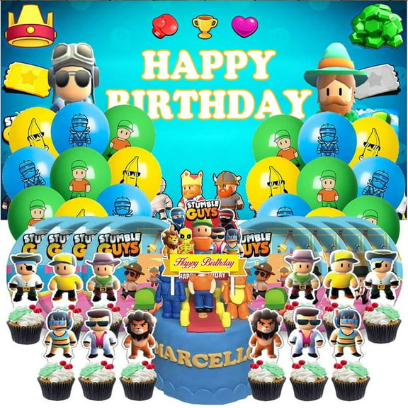 Stem Gays Party Supplies Birthday Balloons Plates Decoration Cake Topper Decor Tableware Banner Backdrop