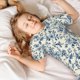 thumbnail image 5 of Balery Vintage Blue Floral Conjunto de Pijama Infantil de Manga Corta con Estampado – Ropa de Dormir de Algodón Suave-Medium, 5 of 6