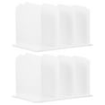 thumbnail image 4 of WEUVEB 2-Pack White Adjustable Closet Dividers with Wavy Shelf Design for Organizing Cabinets and Shelves, 4 of 8