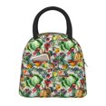 thumbnail image 1 of Easygdp Vegan1 Bolsa de Almuerzo Insulada Grande, Forro de Aluminio, Diseño Espacioso, a Prueba de Fugas, Ideal para Trabajo, Picnics, Viajes y Actividades al Aire Libre, 1 of 6