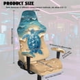 thumbnail image 4 of TSOVTHRID Sea Turtle Beach Starfish Print 4 Pcs Gaming Chair Covers Cat Scratch Proof Rotating Gaming Chair Protector with Armrest Slipcovers Soft Office Desk Chair Cover, 4 of 7