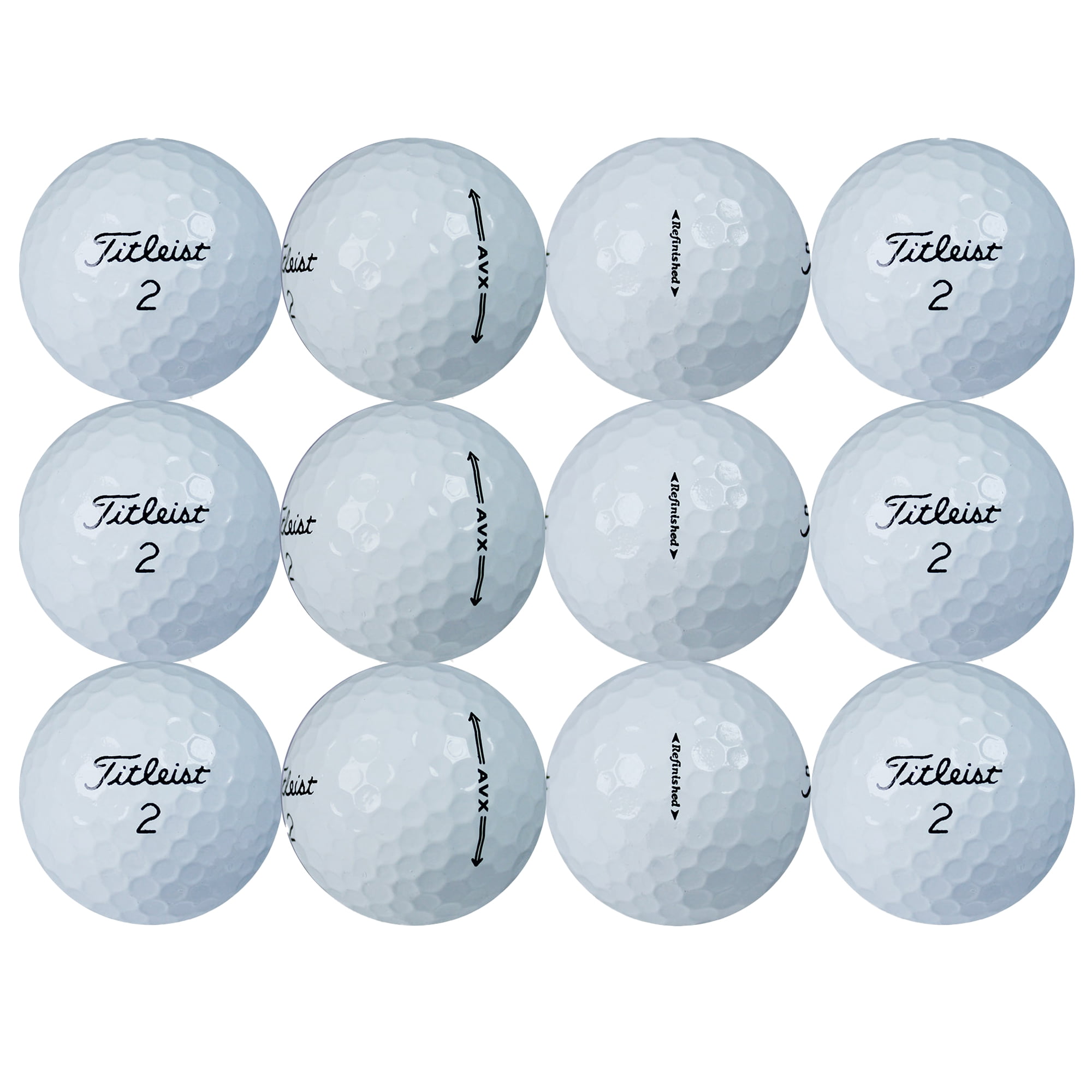 Titleist AVX Refinished Golf Balls, 36 Pack