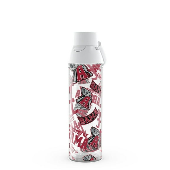 NCAA Alabama Crimson Tide Tervis All Over Venture Water Bottle - 24oz: Flip-Top Lid