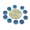 thumbnail image 4 of Cross Beads Bulk, Hematite 8mm, Round Beads For Bracelets Crafting, Gift For Beader, DIY Jewelry Supplies, 10 pcs, Blue, 4 of 7