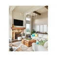 thumbnail image 2 of Living District Rohan 48" 6-Light Transitional Metal Chandelier in White, 2 of 8