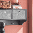 thumbnail image 3 of SoBuy FRG282-SCH Wall Coat Rack Wall Shelf Wall Storage Cabinet Unit, 3 of 7