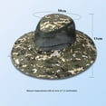thumbnail image 3 of Biekopu Camouflage Sun Hat for Men, Sun Protection Wide Brim Fish Hat with Neck Flap, Great for Dad, Son, 3 of 4