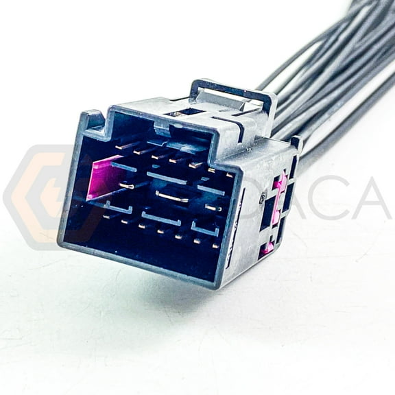 1x Connector 17-way for Dash Panel 4F0 972 575