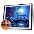 thumbnail image 1 of Taladro Pintura Diamante (DE2481) 5D DIY Gato Completo Luna Punto de Cruz Bordado Kit (5) 40x50cm Hugtrwg Para estrenar, 1 of 1