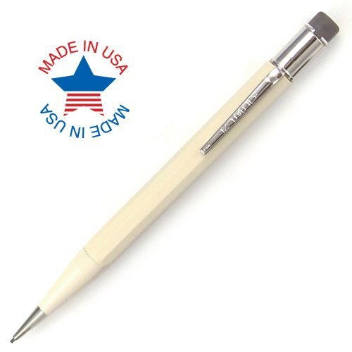 Autopoint? Jumbo AllAmerican? Pencil, 1.1mm tip, Paneled Barrel, Ivory