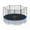 Blue, variant on GVDV Outdoor Trampoline, 14' Backyard Recreational Trampoline with Enclosure for Kids & Adults