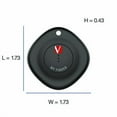 thumbnail image 6 of My Finder Bluetooth Tracker for Apple iOS, Black/White, 2/Pack | Bundle of 5, 6 of 10
