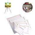 thumbnail image 1 of Cheers White Blank Rectangle Canvas Board Wooden Frame Art Artist Oil Acrylic Paints, 1 of 7