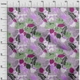 thumbnail image 3 of oneOone Cotton Cambric Amethyst Fabric Abstract Sewing Craft Projects Fabric Prints By Yard 56 Inch Wide, 3 of 4