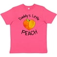 thumbnail image 3 of Inktastic Daddy's Little Peach Cute Peach Heart Youth T-Shirt, 3 of 5
