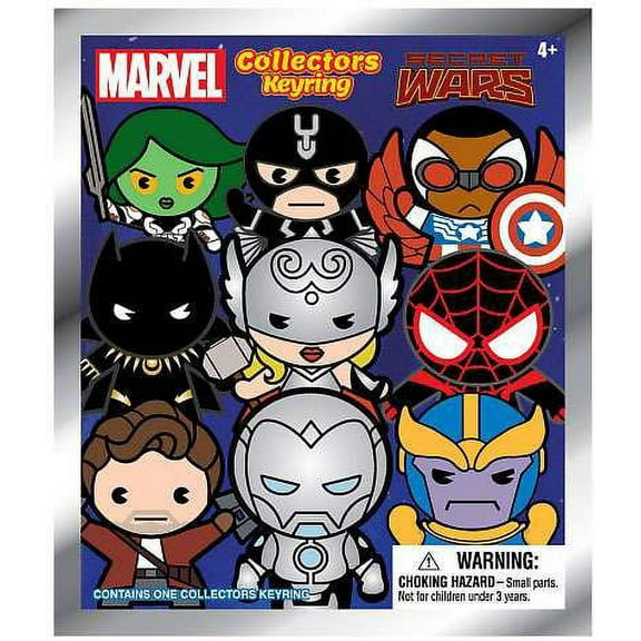 Marvel 3D Figural Keychain Marvel Secret Wars Mini Figure Keyring Mystery Pack