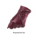 thumbnail image 4 of Guantes de conducción de cuero Qarigey 2 uds para mujer invierno color Vino Rojo, 4 of 6