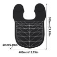 thumbnail image 3 of Salón Peluquero para La Almohadilla Corte Goma Guía Cuello Impermeable Con Pautas Silicona Pesada, 3 of 9