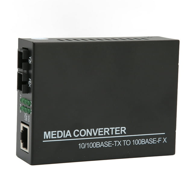 Fiber Optic Modem, LED Indicators Fiber Media Converter Metal Housing For Indoor Outdoor EU Plug,UK Plug,US Plug