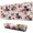 Yorkie and Pioneer, variant on Long Mouse Pads for Desk,Yorkie Dog and Pioneer Flower Desk Mats on Top Of Desks, Desk Mouse Pad Extra Large with 3mm Non-Slip Base and Stitched Edge for Gaming,Office,Work,Home 31.5"x11.8"
