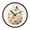 Easter Egg With Floral Pattern, variant on Indoor 12' Voice-Activated Luminous Decoration Wall Clock With LED Night Light Kawaii Easter Clipart