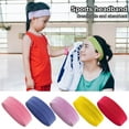 thumbnail image 1 of LJNYFDC Workout Headband Sports Headband Great Sweat Absorption High Elastic Stretch Non slip Breathable Knitted Solid Color Reusable Yoga, 1 of 7