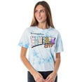 thumbnail image 6 of To All The Boys I've Loved Before Womens' Greetings From New York City Juniors Tie Dye Crop T-Shirt, 6 of 7